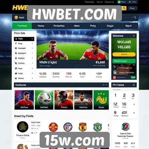 Interface do usuário do HWBET.COM é intuitiva e acessível